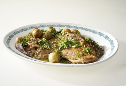 Фото шага рецепта Баранья нога в духовке 153096 шаг 10  