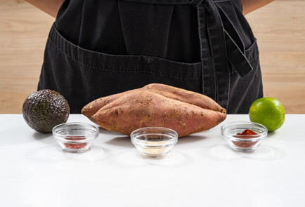 Фото шага рецепта Батат фри в аэрогриле 189334 шаг 1  