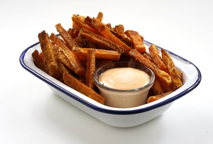 Фото шага рецепта Батат фри в духовке 152823 шаг 10  