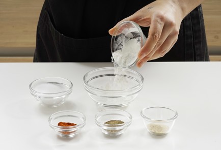 Фото шага рецепта Батат фри в духовке 152823 шаг 5  