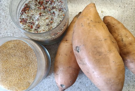 Фото шага рецепта Батат в духовке 190875 шаг 1  