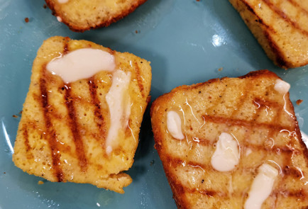 Фото шага рецепта Базиликовые кетотосты с авокадо 151773 шаг 23  