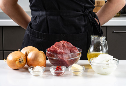 Фото шага рецепта Бефстроганов из говядины со сметаной 191426 шаг 1  