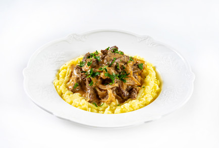 Фото шага рецепта Бефстроганов из говядины со сметаной 191426 шаг 9  