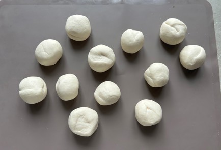 Фото шага рецепта Беляши с тыквой и фаршем в духовке 187335 шаг 8  