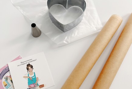 Фото шага рецепта Бентоторт Медовое сердце 163279 шаг 1  