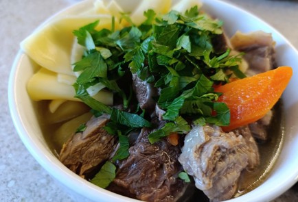 Фото шага рецепта Бешбармак 190578 шаг 27  