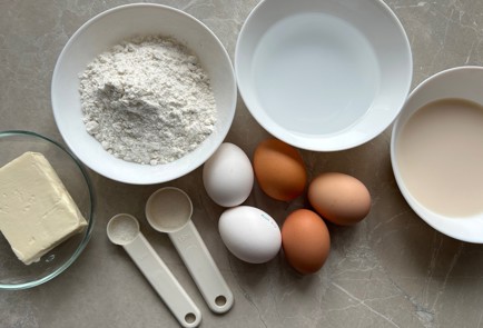 Фото шага рецепта Безглютеновые профитроли 175482 шаг 1