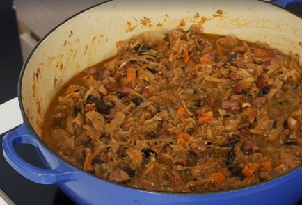 Фото шага рецепта Польская солянка бигос 94049 шаг 9  