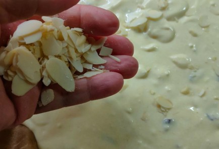 Фото шага рецепта Бисквитный пирог с изюмом и клюквой 191243 шаг 15  