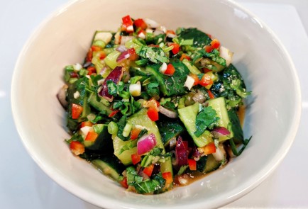 Фото шага рецепта Битые огурцы покитайски 188896 шаг 11  