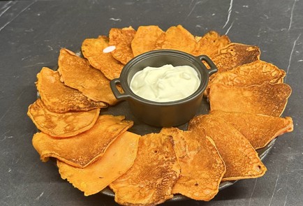 Фото шага рецепта Блинчики из арбуза 187019 шаг 4