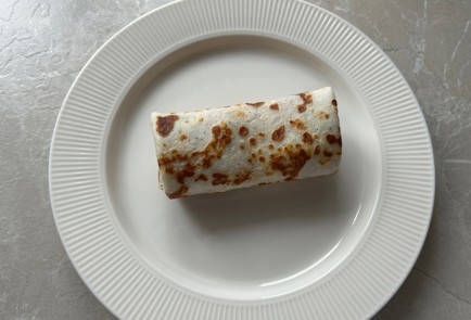 Фото шага рецепта Блинчики с бананом и вареной сгущенкой 189374 шаг 10  