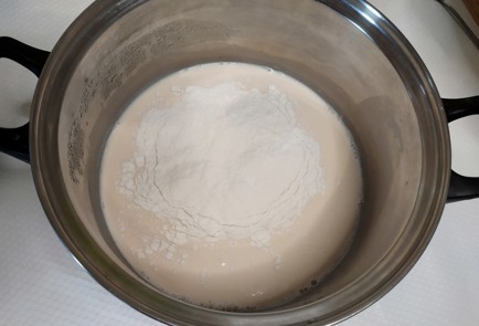 Фото шага рецепта Блинчики с капустой и яйцом 189100 шаг 1  