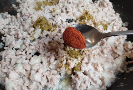 Фото шага рецепта Блинчики с мясом 188761 шаг 7