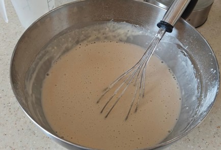 Фото шага рецепта Блинчики с красной рыбой 190656 шаг 7