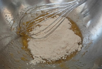 Фото шага рецепта Блинчики с сыром адыгейским 190353 шаг 4  