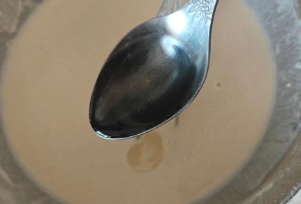 Фото шага рецепта Блинчики с сыром адыгейским 190353 шаг 7  