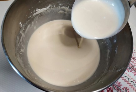 Фото шага рецепта Блинчики с заварным кремом 188041 шаг 4  