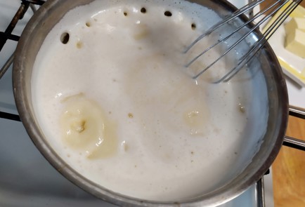 Фото шага рецепта Блинчики с заварным кремом 188041 шаг 8  