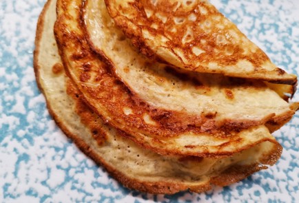 Фото шага рецепта Блины без муки 191411 шаг 10