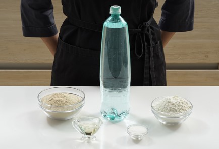 Фото шага рецепта Блины без яиц и молока из гречневой муки 153224 шаг 1  