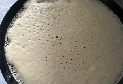 Фото шага рецепта Блины на дрожжах 176018 шаг 10  