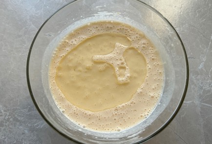 Фото шага рецепта Блины на дрожжах 176018 шаг 8  