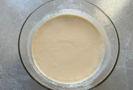 Фото шага рецепта Блины на дрожжах 176018 шаг 9  