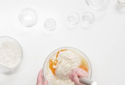 Фото шага рецепта Блины на кефире 153256 шаг 5  