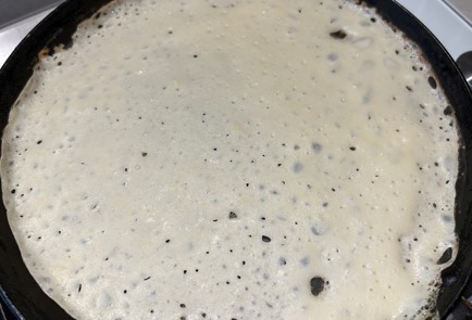 Фото шага рецепта Блины на кефире 175771 шаг 10  