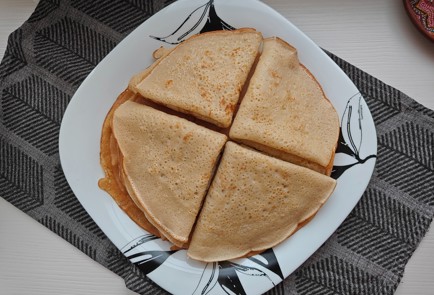 Фото шага рецепта Блины на кипятке 188292 шаг 11  