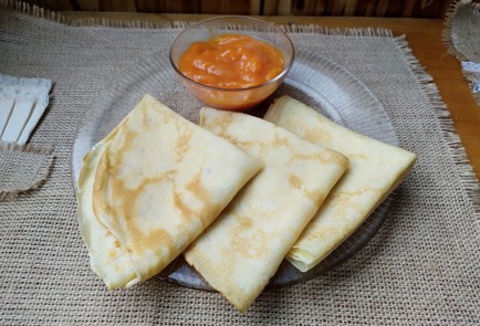 Фото шага рецепта Блины на топленом масле 188027 шаг 12  