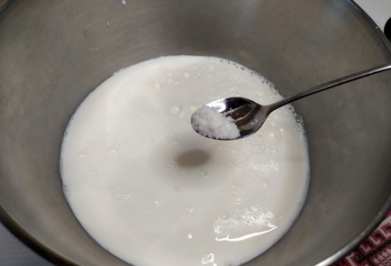 Фото шага рецепта Блины на топленом масле 188027 шаг 6  