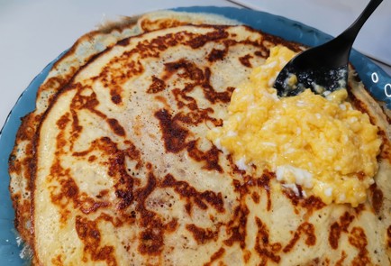 Фото шага рецепта Блины подеревенски 175537 шаг 14  