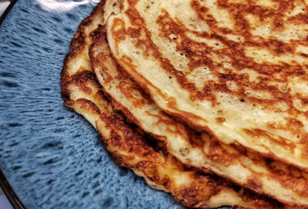 Фото шага рецепта Блины по Дюкану из кукурузного крахмала 153113 шаг 11  