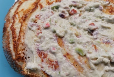 Фото шага рецепта Блины с авокадо 175536 шаг 16  