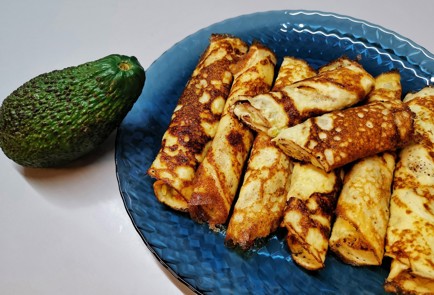 Фото шага рецепта Блины с авокадо 175536 шаг 17  