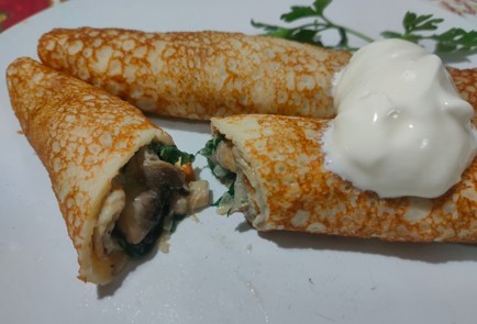 Фото шага рецепта Грибная начинка для блинов 191368 шаг 13  