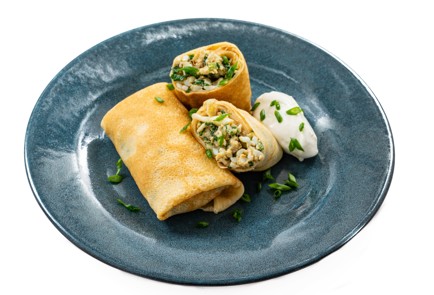 Фото шага рецепта Блины с луком и яйцом 175568 шаг 14  