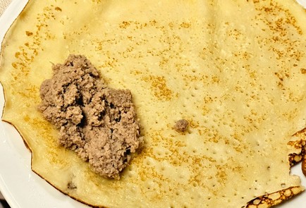 Фото шага рецепта Блины с мясом 189009 шаг 13  