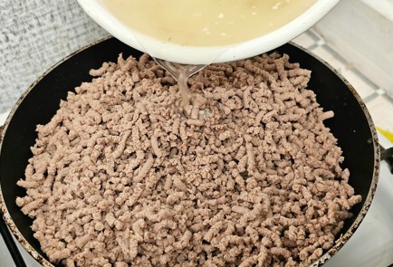 Фото шага рецепта Блины с мясом 189009 шаг 3  