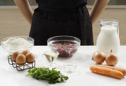 Фото шага рецепта Блины с печенью 153241 шаг 1  