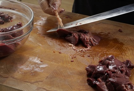 Фото шага рецепта Блины с печенью 153241 шаг 7  