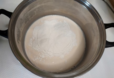 Фото шага рецепта Блины с творогом 189785 шаг 2  