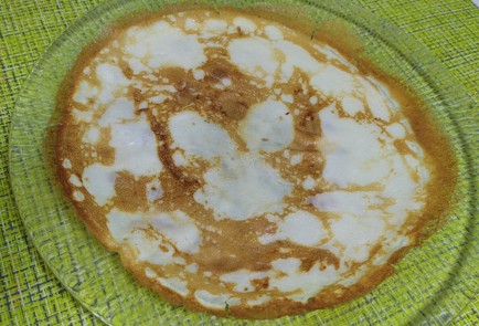 Фото шага рецепта Блины с творогом 189785 шаг 3  