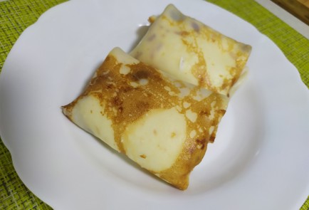 Фото шага рецепта Блины с творогом 189785 шаг 9  