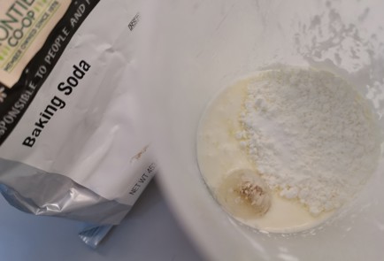 Фото шага рецепта Блины с ветчиной и грибами 175591 шаг 2  