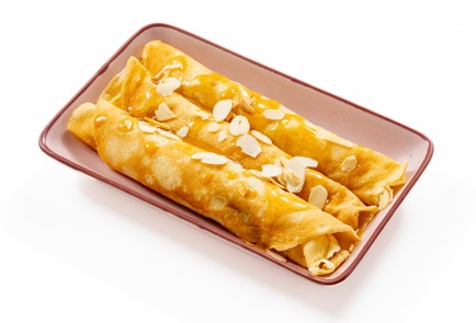 Фото шага рецепта Блины с яблоком и карамелью 175571 шаг 14  