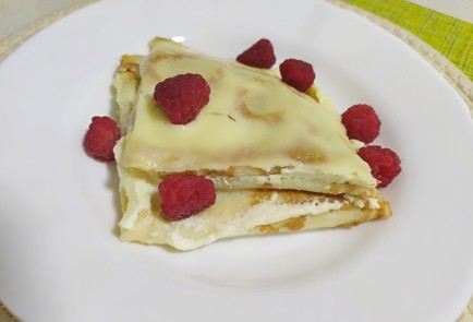 Фото шага рецепта Блины в сметанной заливке 189742 шаг 11  